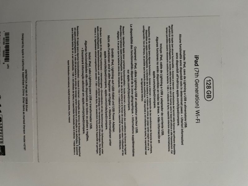 iPad 7ª Gen 128GB Blanco afbeelding 3