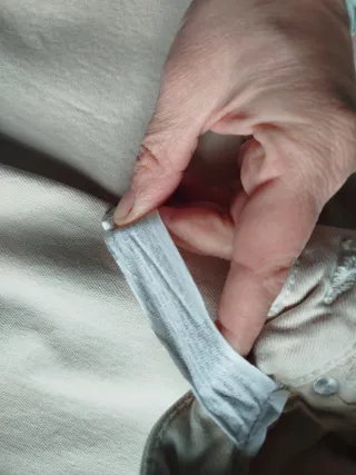 Pantalón Vaquero Flare Beige de Zara