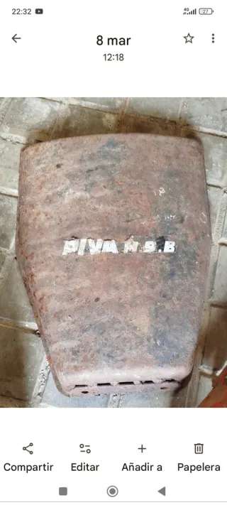 Piva Mula Mecánica Motoazada piezas