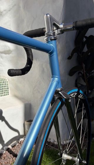 Bicicleta Fixie Azul