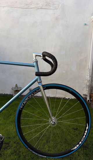 Bicicleta Fixie Azul