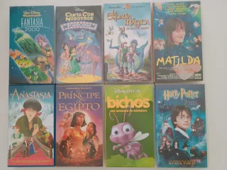 Lote VHS peliculas infantiles (Español)