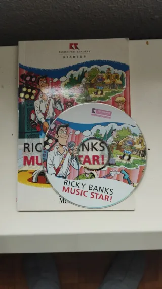 Libro Inglés Ricky Banks Music Star + CD Audio