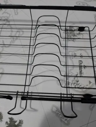 Escurridor de platos metálico extensible