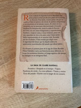 Libro outlander Forastera.