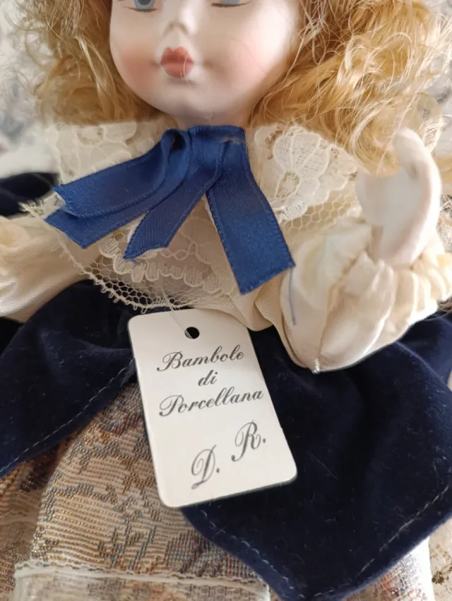 Bambola Porcellana Vintage Anni 80