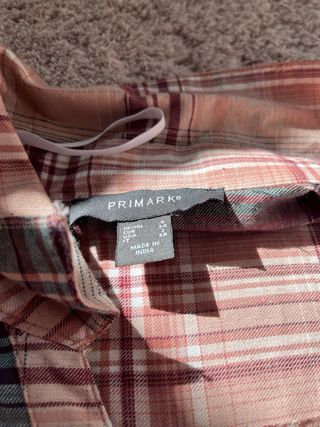 Camisa cuadros mujer Primark Talla 34