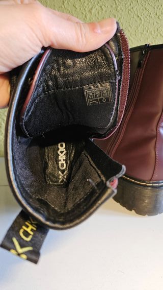 Botas Xti Burdeos Talla 37