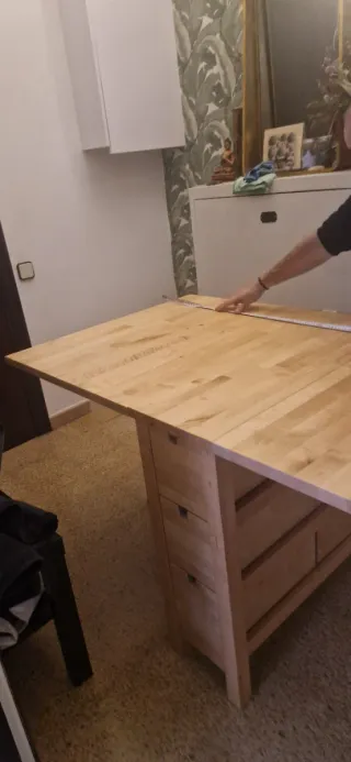 Mesa abatible madera Ikea