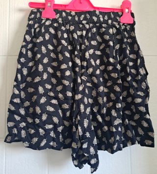 Falda pantalón estampada