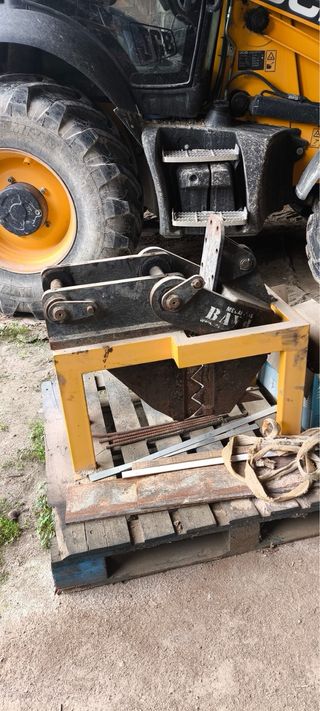 Tijera para leña para retroexcavadora