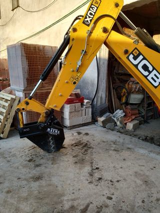 Tijera para leña para retroexcavadora