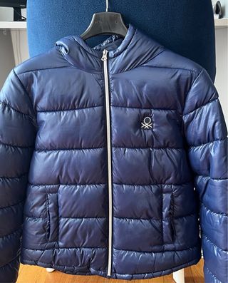 Giubbotto Benetton caldo blu ragazzi