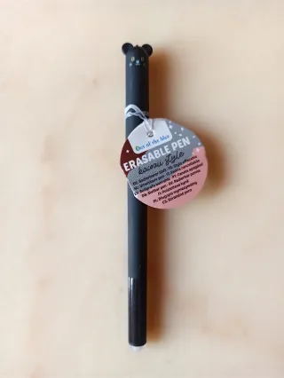 Astuccio silicone + penna cancellabile kawaii