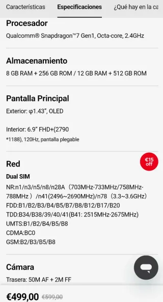 ZTE Nubia Flip, 256 GB, 5G