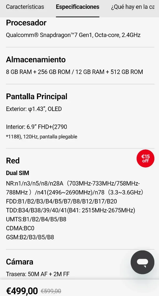 ZTE Nubia Flip, 256 GB, 5G afbeelding 6