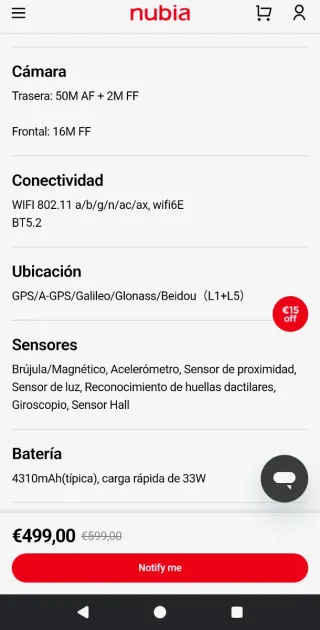 ZTE Nubia Flip, 256 GB, 5G