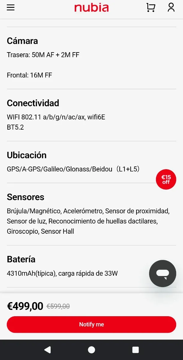 ZTE Nubia Flip, 256 GB, 5G afbeelding 7