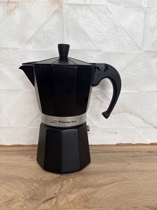 Cafetera Italiana Negra