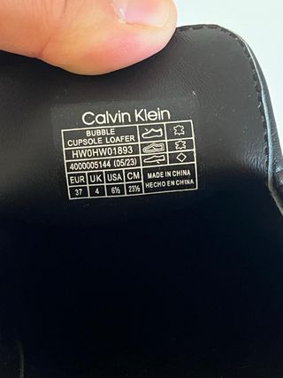 Mocassini Calvin Klein vera pelle n.37