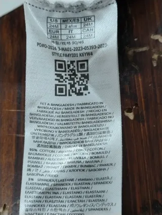 Maglia Guess Bambino 24 mesi Cotone Organico