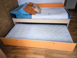 Cama nido con colchones