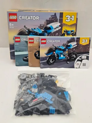 LEGO Creator 31114 Moto 3 en 1
