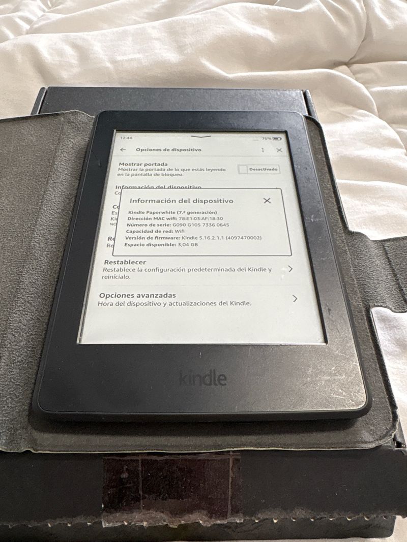 Kindle Paperwhite 7ª Gen Negro afbeelding 2