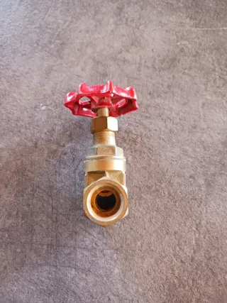 Valvola a saracinesca 1/2 PN16 Ottone