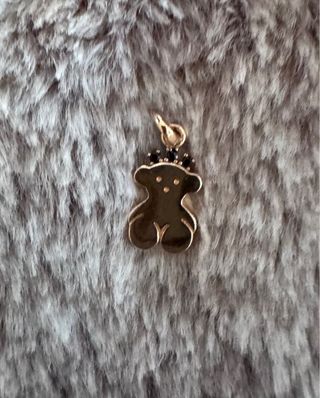 Colgante Oso Tous Plata veemeil con espinelas