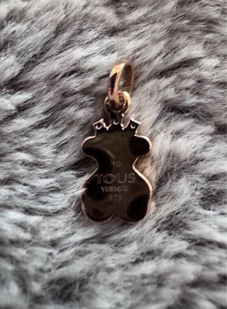 Colgante Oso Tous Plata veemeil con espinelas