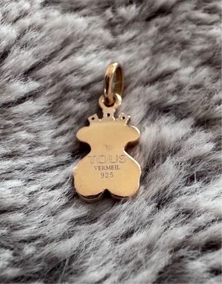 Colgante Oso Tous Plata veemeil con espinelas