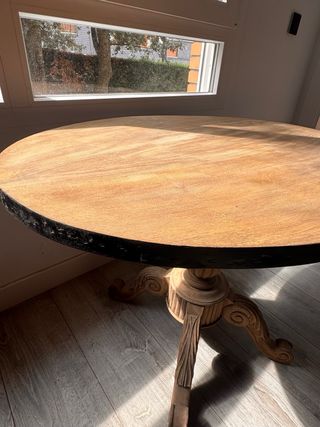 Antigua Mesa Auxiliar Francesa velador