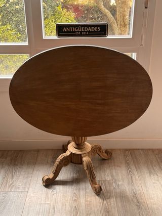 Antigua Mesa Auxiliar Francesa velador