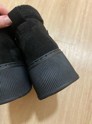 Botines negros plataforma