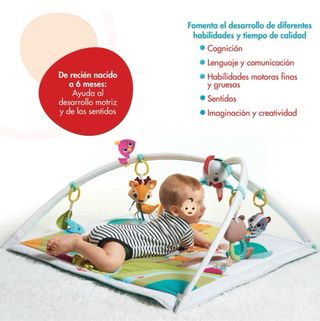 Gimnasio para bebé con juguetes