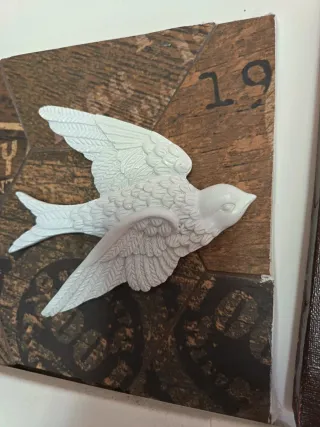 Coppia Rondini Decorative Nere