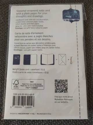 Moleskine Card Bike 10pz