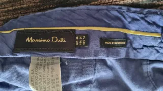 Bermudas azules estampadas