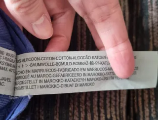 Bermudas azules estampadas