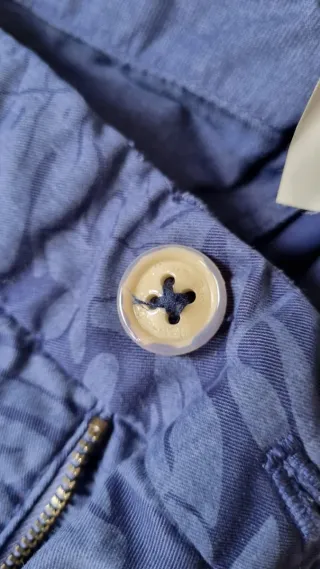 Bermudas azules estampadas