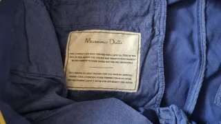 Bermudas azules estampadas