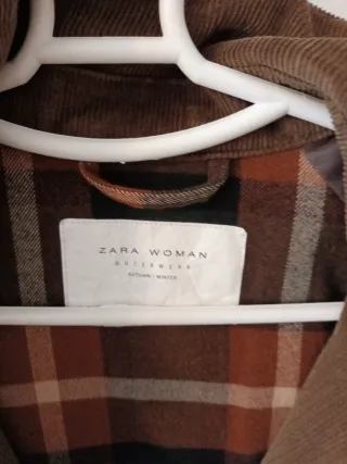 Chaqueta encerada Zara