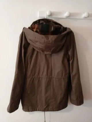 Chaqueta encerada Zara