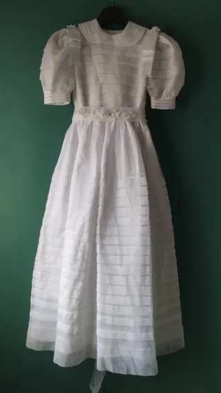 Vestido de Comunión Niña Blanco