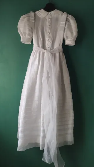 Vestido de Comunión Niña Blanco