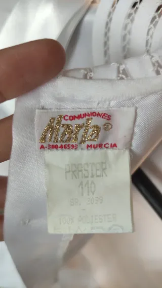 Vestido de Comunión Niña Blanco