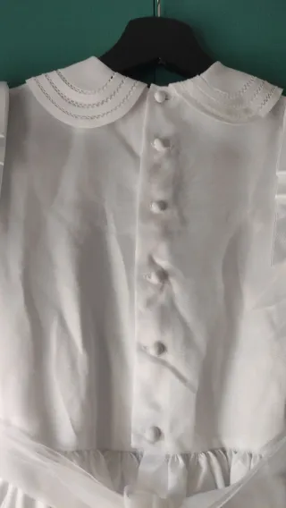Vestido de Comunión Niña Blanco