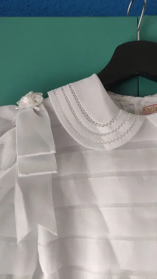 Vestido de Comunión Niña Blanco