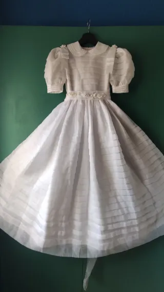 Vestido de Comunión Niña Blanco